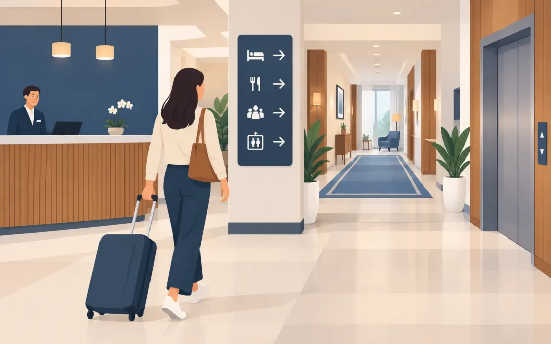 Hotel Signage That Helps Guests Move With Ease