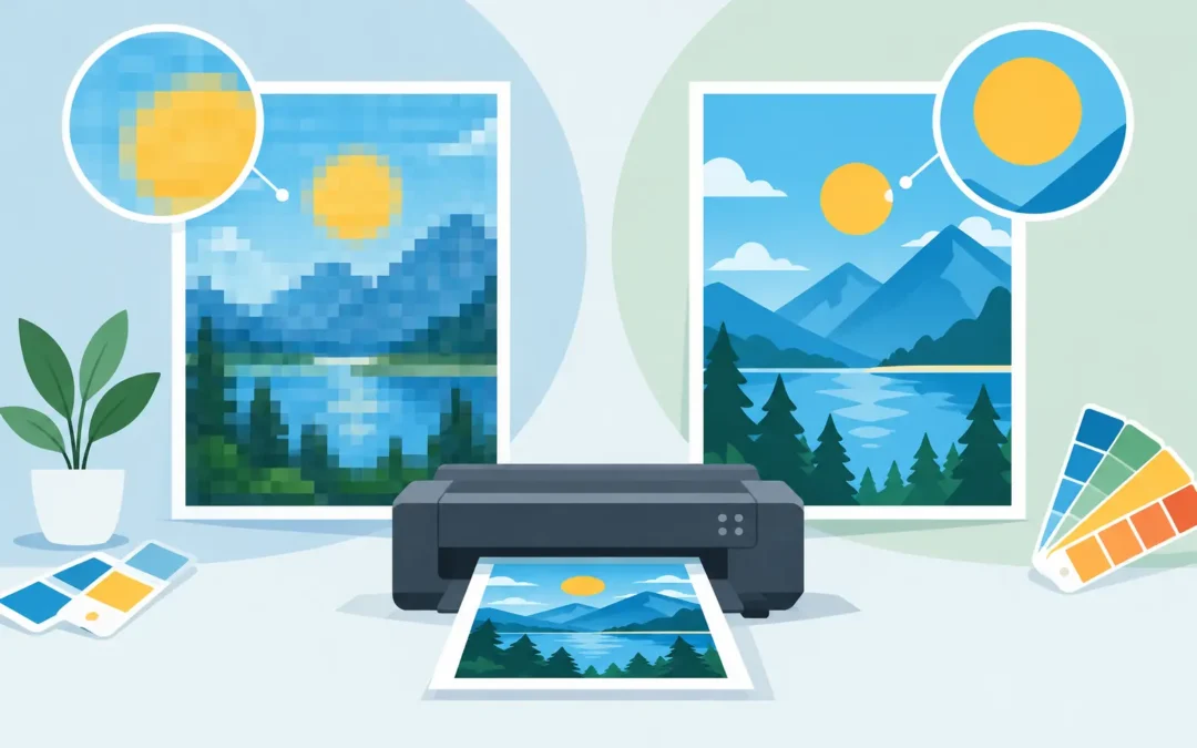 Raster Versus Vector Graphics in Printing